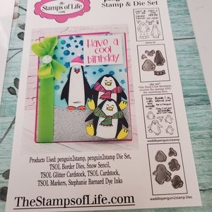 Penguin stamps and dies